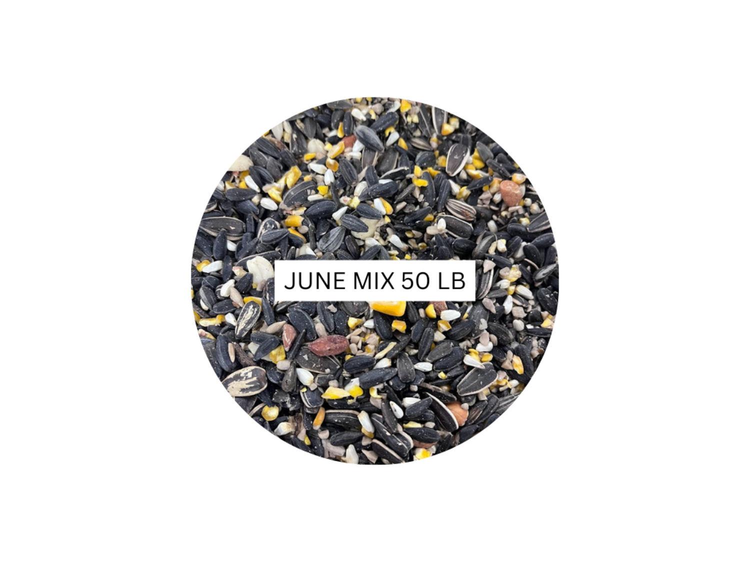 June Wild Bird Seed Blend Mix – 50 LB