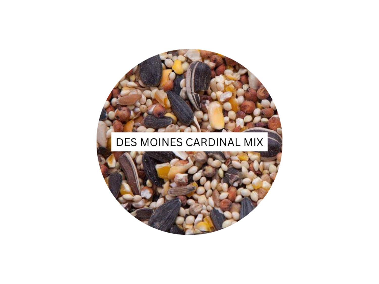 Des Moines Cardinal Mix Wild Bird Feed – 25-lb Bag