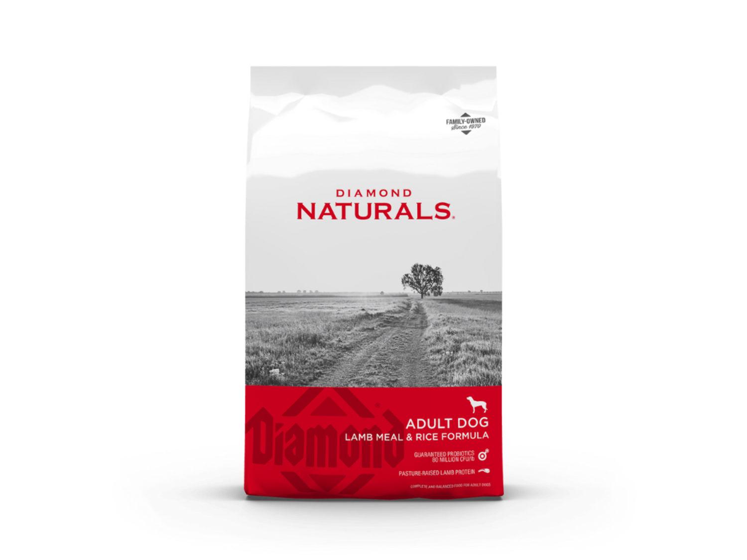 Diamond Naturals Lamb Meal & Rice Formula Adult Dry Dog Food, 40-lb bag