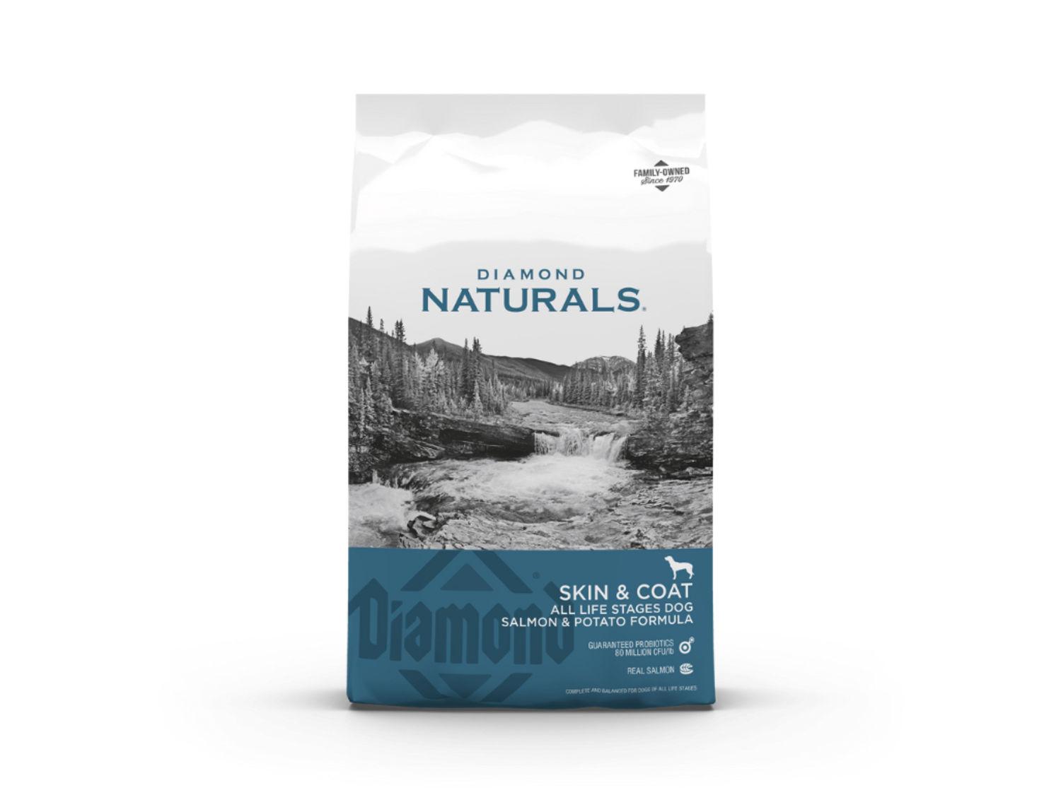 Diamond Naturals Skin & Coat Formula Dry Dog Food, 30-lb bag