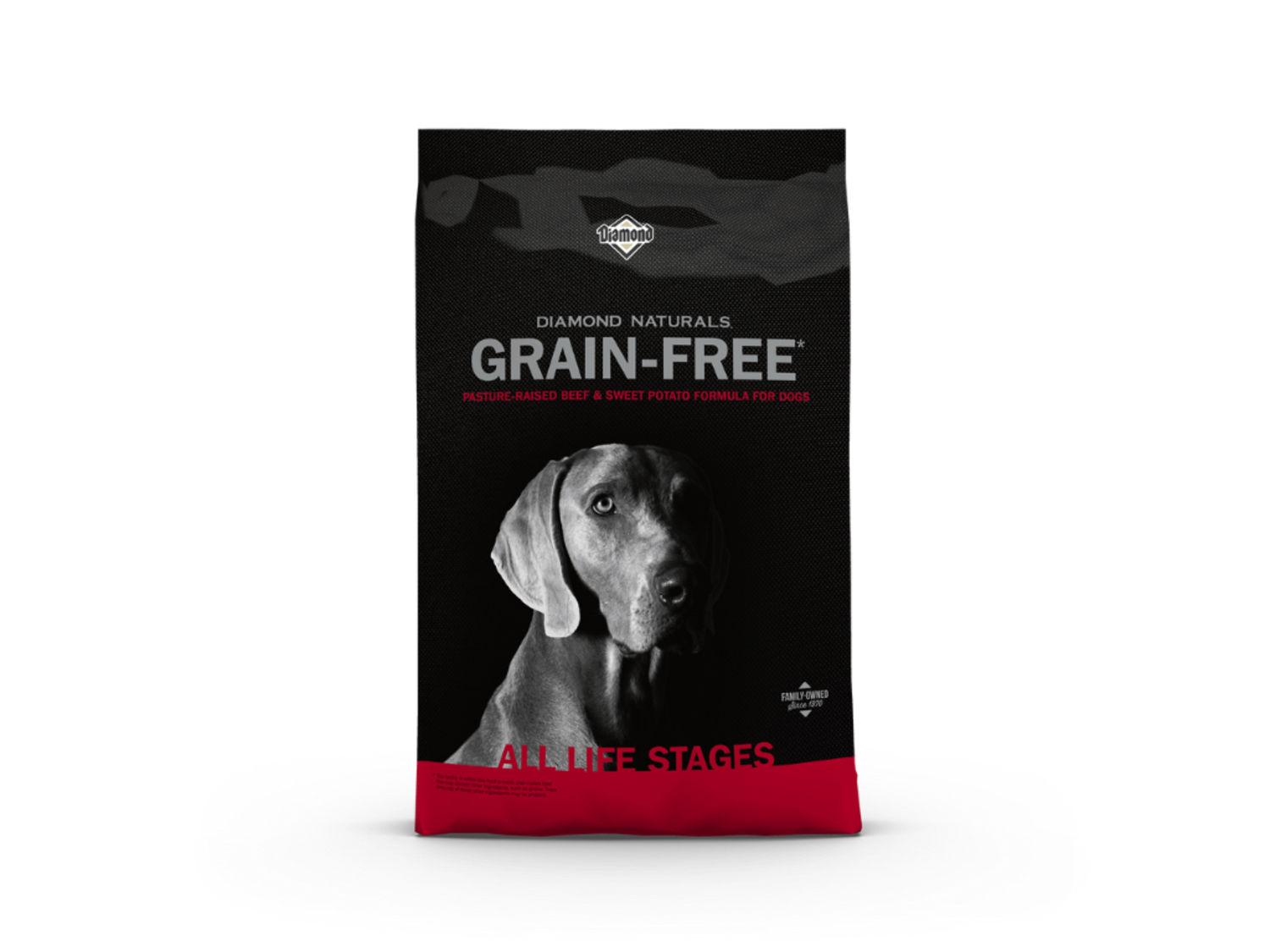 Diamond Naturals Grain-Free Beef & Sweet Potato Formula Dry Dog Food, 28-lb bag